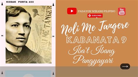 KABANATA 9 NOLI ME TANGERE (IBA'T IBANG .